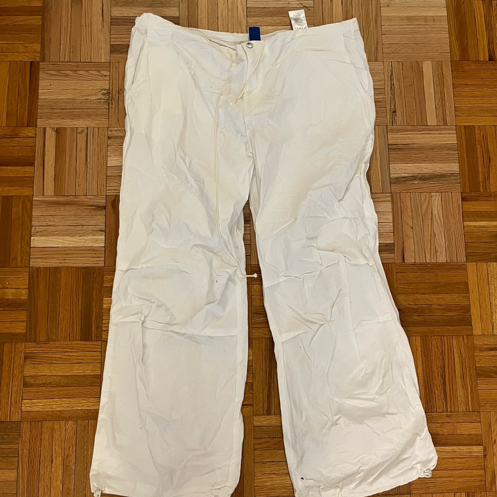 Aelfric eden White Y2K style oversized pants